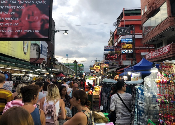 Khao San Road just before sunset